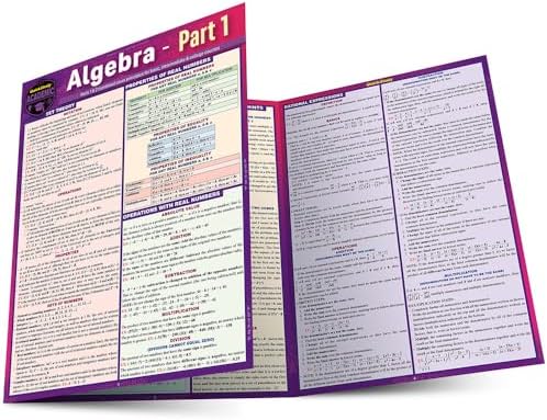 Linear Algebra: QuickStudy Laminated Reference Guide (Quick Study